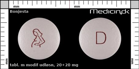tabletter med modificeret udløsning 20+20 mg 