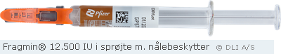 Fragmin® 12.500 IU i sprøjte m. nålebeskytter