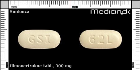 filmovertrukne tabletter 300 mg 