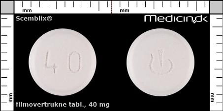 filmovertrukne tabletter 40 mg 