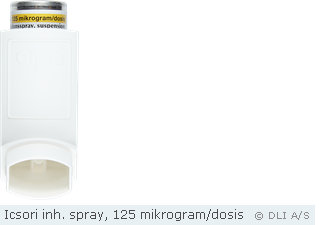 Icsori inh. spray, 125 mikrogram/dosis