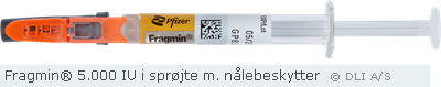 Fragmin® 5.000 IU i sprøjte m. nålebeskytter