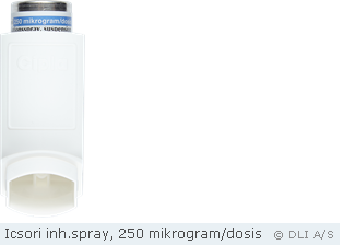 Icsori inh.spray, 250 mikrogram/dosis