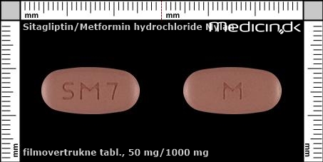 filmovertrukne tabletter 50 mg/1000 mg 