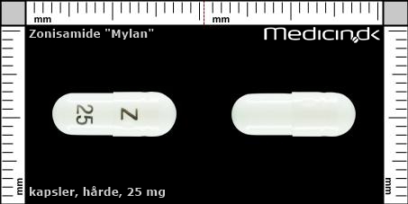 hårde kapsler 25 mg 