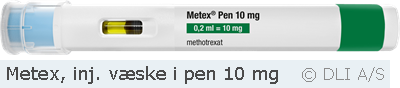 Metex, inj. væske i pen 10 mg