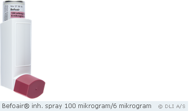 Befoair® inh. spray 100 mikrogram/6 mikrogram