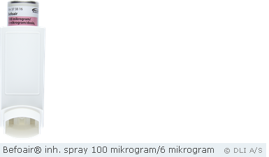 Befoair® inh. spray 100 mikrogram/6 mikrogram