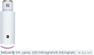 Befoair® inh. spray 100 mikrogram/6 mikrogram