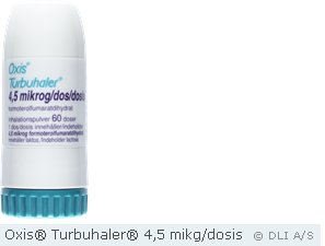 Oxis® Turbuhaler® 4,5 mikg/dosis