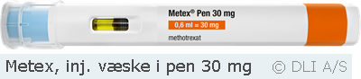 Metex, inj. væske i pen 30 mg