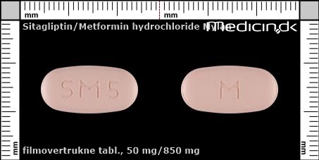 filmovertrukne tabletter 50 mg/850 mg 