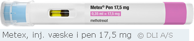 Metex, inj. væske i pen 17,5 mg