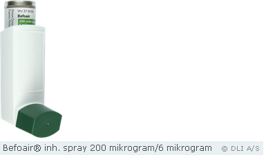 Befoair® inh. spray 200 mikrogram/6 mikrogram