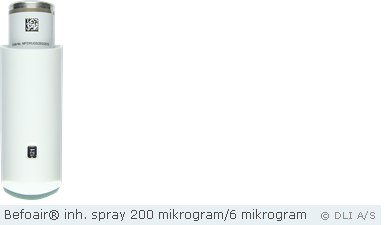 Befoair® inh. spray 200 mikrogram/6 mikrogram
