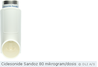 Ciclesonide Sandoz 80 mikrogram/dosis