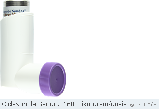 Ciclesonide Sandoz 160 mikrogram/dosis