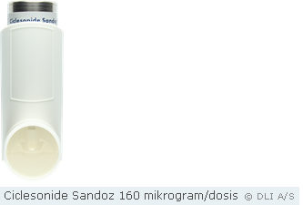 Ciclesonide Sandoz 160 mikrogram/dosis