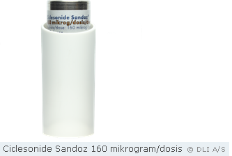 Ciclesonide Sandoz 160 mikrogram/dosis