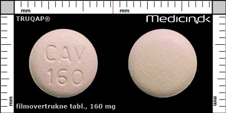filmovertrukne tabletter 160 mg 