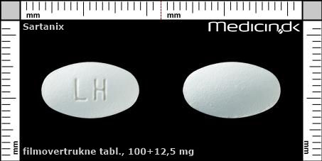 filmovertrukne tabletter 100+12,5 mg 