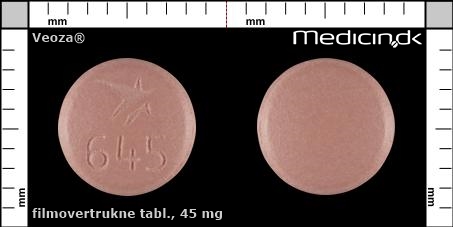 filmovertrukne tabletter 45 mg 