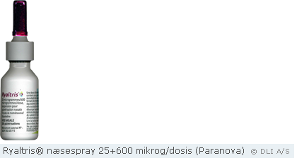 Ryaltris® næsespray 25+600 mikrog/dosis (Paranova)