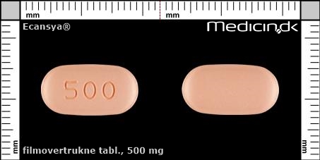 filmovertrukne tabletter 500 mg 
