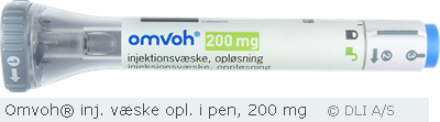 Omvoh® inj. væske opl. i pen, 200 mg