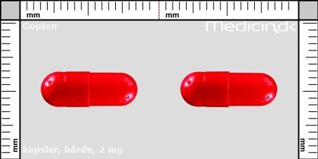 hårde kapsler 2 mg 
